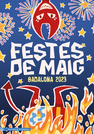Cartel Festas de Maig, Badalona, 2023